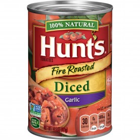 Hunt's Tomato Diced Fire Roasted Garlic 14.5