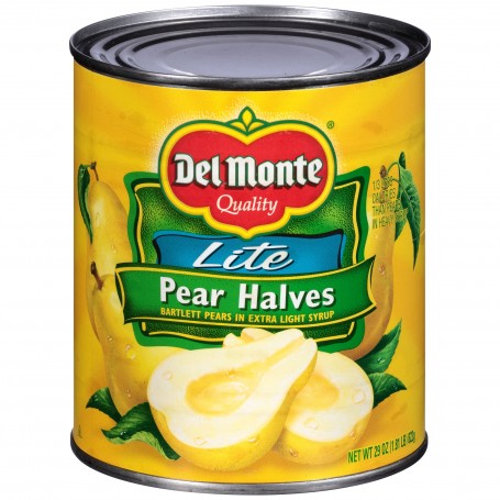 Del Monte - Fruit - Pear Halves Lite 29 oz