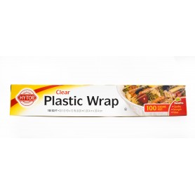 HY-TOP Clear Plastic Wrap - 100 sq ft
