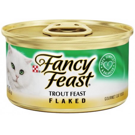 Purina Fancy Feast Flaked Trout Feast Cat Food 3 oz