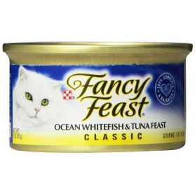 Purina Fancy Feast Ocean Whitefish And Tuna Feast Cat Food 3 oz