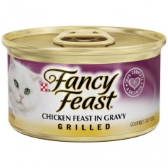 Purina Fancy Feast Grilled Chicken Feast in Gravy Collection Cat Food 3oz