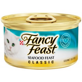 Purina Fancy Feast Classic Seafood Feast Cat Food 3oz