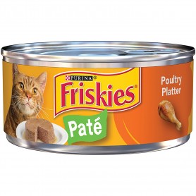 friskies classic pate poultry platter canned cat food