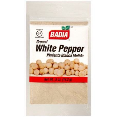 Badia Ground White Pepper 0.5oz