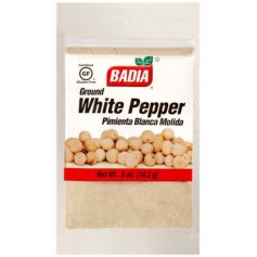 Badia Ground White Pepper 0.5oz