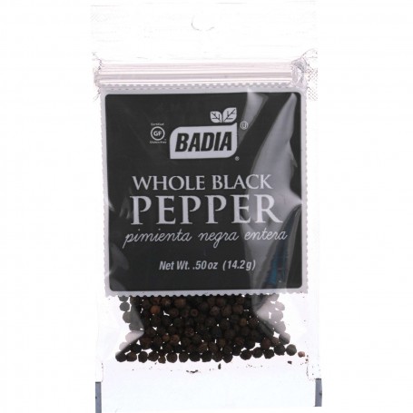 Badia Whole Black Pepper 0.50oz