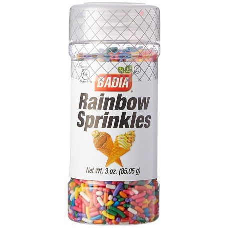 Badia Rainbow Sprinkles 3oz