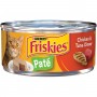 Purina Friskies Classic Pate Chicken And Tuna Dinner Cat Food 5.5 oz