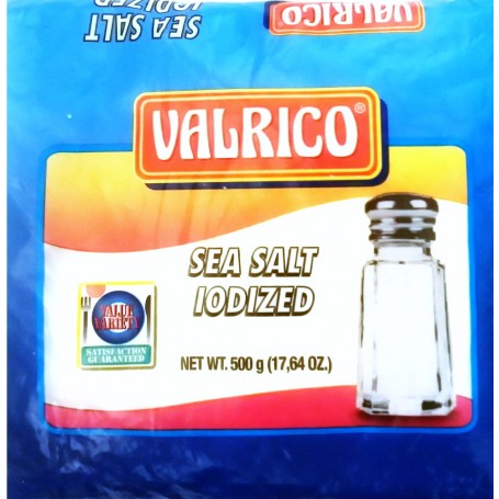 Valrico Sea Salt Iodized 17.64oz