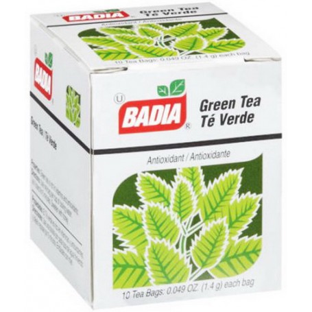 Badia Green Tea Bags 0.035 oz 10 Bags
