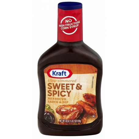 Kraft BBQ Sauce Sweet And Spicy 510g
