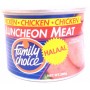 Family Choice Halaal Luncheon Meat 300g