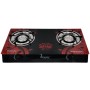 Homestar 2 Burner Glass Top Gas Stove