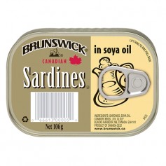 BRUNSWICK Sardines in SOYA OIL – 106G