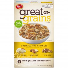 Post Great Grains Banana Nut Crunch Cereal 15.5oz