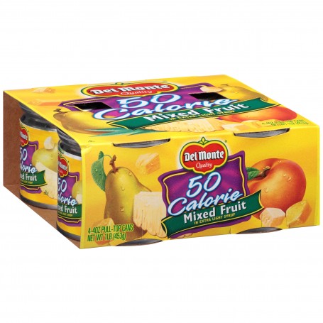 Del Monte - Fruit - Cup - Mixed Fruit 50 Calorie 4-4 oz
