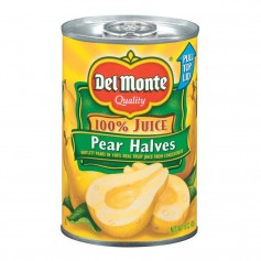 Del Monte - Fruit - Pear Halves 100 % Juice 15.25 oz