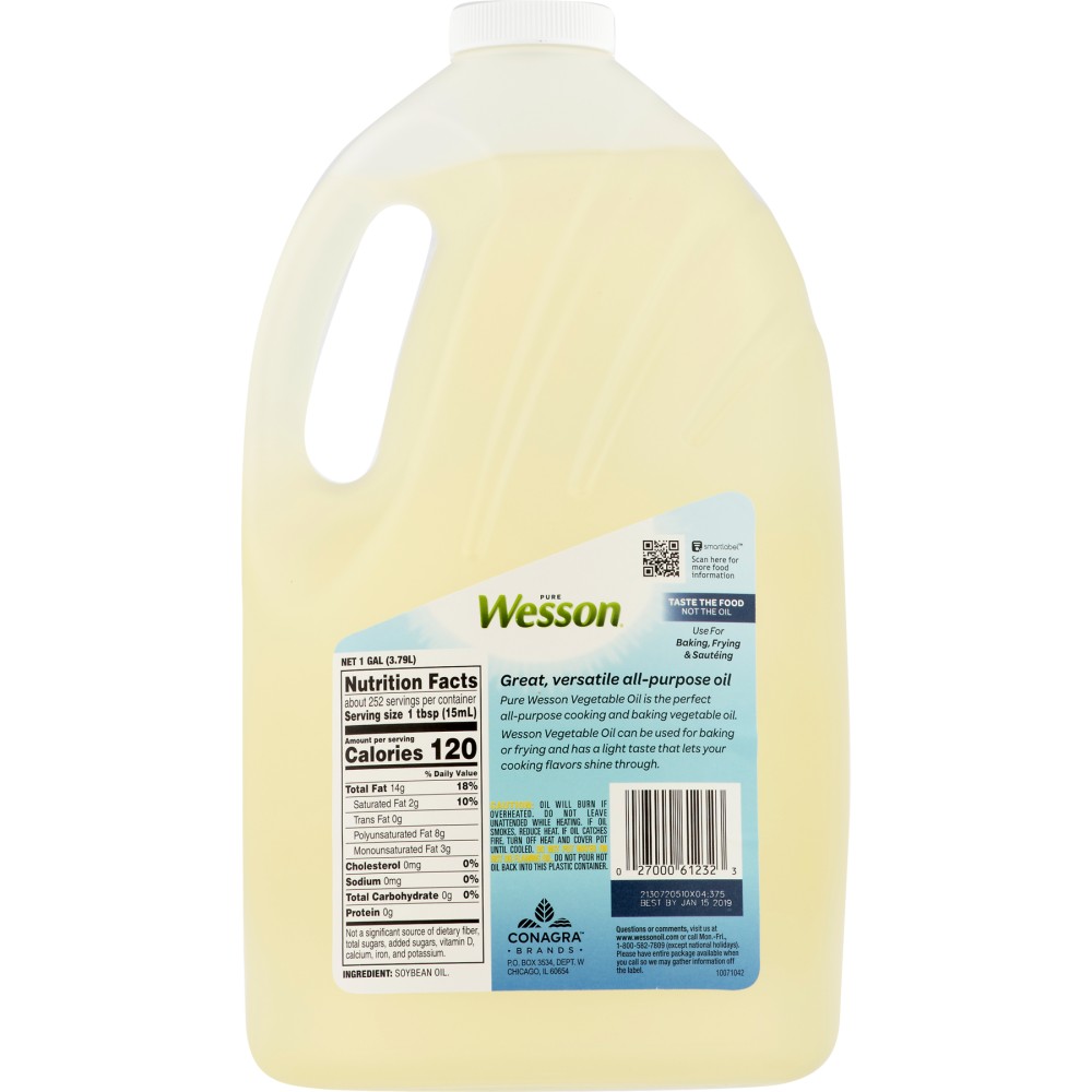 Wesson Vegetable Oil 1.25gallon - gtPlaza Inc.