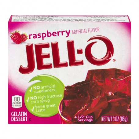 Kraft Jello Gelatin Raspberry 85g
