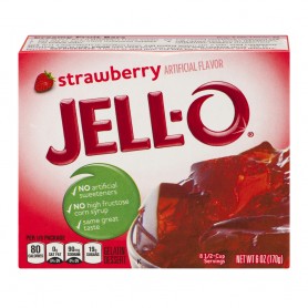Kraft Jello Gelatin Strawberry 3oz