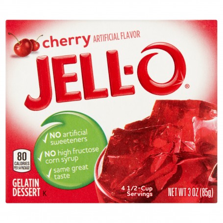 Kraft Jello Gelatin Cherry 85g