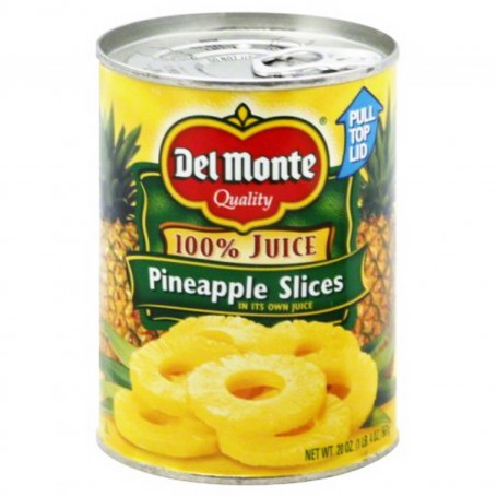 Del Monte Pineapple Slice Heavy Syrup 20oz
