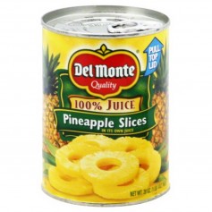 Del Monte Pineapple Slice Heavy Syrup 20oz