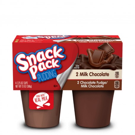 Hunt's Snack Pack Milk Chocolate 13oz