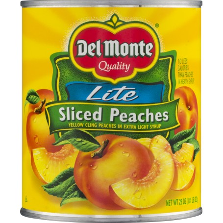 Del Monte Peaches Sliced Lite 29oz