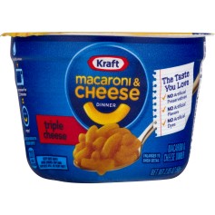 Kraft Macaroni And Cheese Easy Mac Cup Triple Cheese 2.05oz