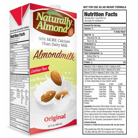 Naturally Almond Original Milk 32oz