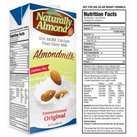 Naturally Almond Original Milk Unsweetened 32oz