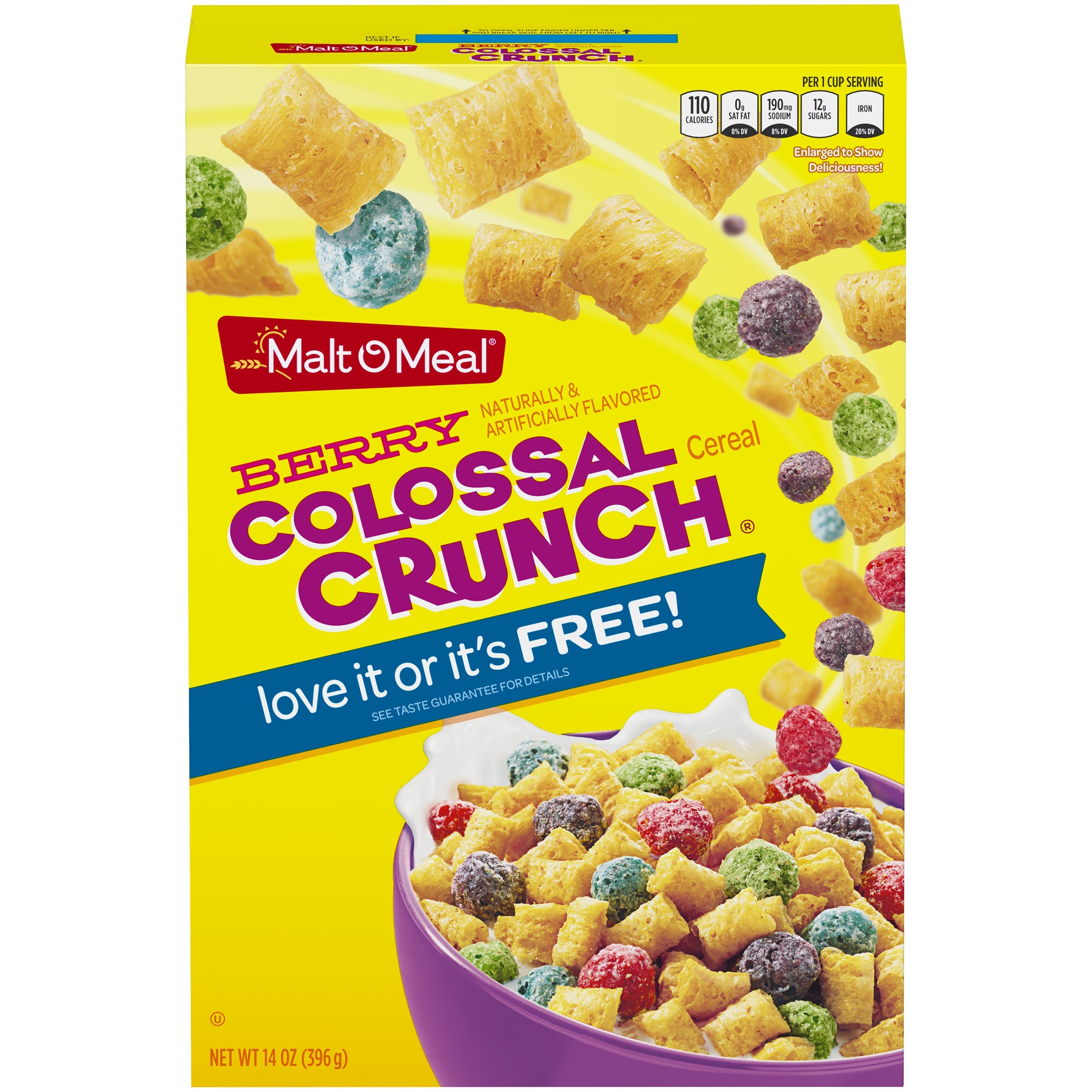 Post Malt O Meal Berry Colossal Crunch 14oz - gtPlaza Inc.
