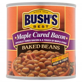 Bush's Baked Beans Best Maple Cured Bacon Baked Beans, 16 Oz - GtPlaza Inc.